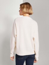 Strickpullover in Melange Optik - Frauen - dusty beige melange Strickpullover in Melange Optik - Frauen - dusty beige melange - 2 - TOM TAILOR Denim