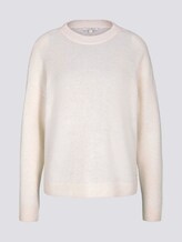 Strickpullover in Melange Optik - Frauen - dusty beige melange Strickpullover in Melange Optik - Frauen - dusty beige melange - 7 - TOM TAILOR Denim