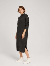 Strickkleid aus recyceltem Polyester - Frauen - Shale Grey Melange Strickkleid aus recyceltem Polyester - Frauen - Shale Grey Melange - 3 - TOM TAILOR Denim