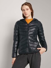 Lightweight Steppjacke mit Kapuze - Frauen - Deep Black Lightweight Steppjacke mit Kapuze - Frauen - Deep Black - 1 - TOM TAILOR Denim