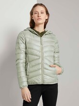Lightweight Steppjacke mit Kapuze - Frauen - light olive Lightweight Steppjacke mit Kapuze - Frauen - light olive - 1 - TOM TAILOR Denim