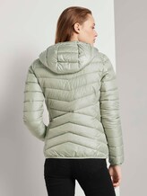 Lightweight Steppjacke mit Kapuze - Frauen - light olive Lightweight Steppjacke mit Kapuze - Frauen - light olive - 2 - TOM TAILOR Denim