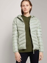 Lightweight Steppjacke mit Kapuze - Frauen - light olive Lightweight Steppjacke mit Kapuze - Frauen - light olive - 5 - TOM TAILOR Denim