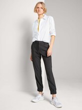 Langarmshirt aus feinem Ripp - Frauen - soft yellow Langarmshirt aus feinem Ripp - Frauen - soft yellow - 3 - TOM TAILOR Denim