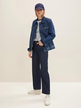 Gestreiftes Langarmshirt mit Bio-Baumwolle - Frauen - navy white stripe Gestreiftes Langarmshirt mit Bio-Baumwolle - Frauen - navy white stripe - 3 - TOM TAILOR Denim