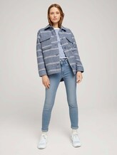 Gestreiftes Langarmshirt mit Bio-Baumwolle - Frauen - white blue stripe Gestreiftes Langarmshirt mit Bio-Baumwolle - Frauen - white blue stripe - 3 - TOM TAILOR Denim
