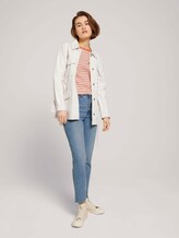 Gestreiftes Langarmshirt mit Bio-Baumwolle - Frauen - Bleached Coral Gestreiftes Langarmshirt mit Bio-Baumwolle - Frauen - Bleached Coral - 3 - TOM TAILOR Denim