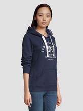 Hoodie mit Print - Frauen - Real Navy Blue Hoodie mit Print - Frauen - Real Navy Blue - 5 - TOM TAILOR Denim