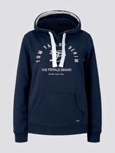 Hoodie mit Print - Frauen - Real Navy Blue Hoodie mit Print - Frauen - Real Navy Blue - 7 - TOM TAILOR Denim