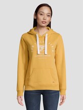 Hoodie mit Print - Frauen - Indian Spice Yellow Hoodie mit Print - Frauen - Indian Spice Yellow - 1 - TOM TAILOR Denim