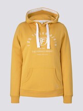 Hoodie mit Print - Frauen - Indian Spice Yellow Hoodie mit Print - Frauen - Indian Spice Yellow - 7 - TOM TAILOR Denim