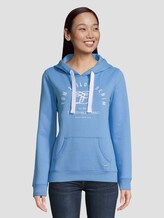 Hoodie mit Print - Frauen - fresh mid blue Hoodie mit Print - Frauen - fresh mid blue - 1 - TOM TAILOR Denim