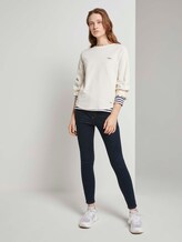 Sweatshirt mit Ärmeldetail - Frauen - Gardenia White Sweatshirt mit Ärmeldetail - Frauen - Gardenia White - 3 - TOM TAILOR Denim