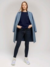 Sweatshirt mit Ärmeldetail mit Bio-Baumwolle - Frauen - Sky Captain Blue Sweatshirt mit Ärmeldetail mit Bio-Baumwolle - Frauen - Sky Captain Blue - 3 - TOM TAILOR Denim