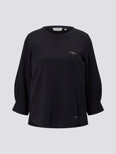 Sweatshirt mit Ärmeldetail - Frauen - Deep Black Sweatshirt mit Ärmeldetail - Frauen - Deep Black - 7 - TOM TAILOR Denim