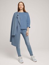 Sweatshirt mit Bio-Baumwolle - Frauen - soft mid blue Sweatshirt mit Bio-Baumwolle - Frauen - soft mid blue - 3 - TOM TAILOR Denim