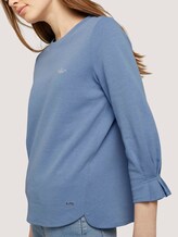 Sweatshirt mit Bio-Baumwolle - Frauen - soft mid blue Sweatshirt mit Bio-Baumwolle - Frauen - soft mid blue - 9 - TOM TAILOR Denim