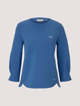 Sweatshirt mit Bio-Baumwolle - Frauen - mid blue Sweatshirt mit Bio-Baumwolle - Frauen - mid blue - 7 - TOM TAILOR Denim
