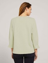 Sweatshirt mit Bio-Baumwolle - Frauen - light dusty green Sweatshirt mit Bio-Baumwolle - Frauen - light dusty green - 2 - TOM TAILOR Denim