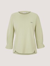 Sweatshirt mit Bio-Baumwolle - Frauen - light dusty green Sweatshirt mit Bio-Baumwolle - Frauen - light dusty green - 7 - TOM TAILOR Denim