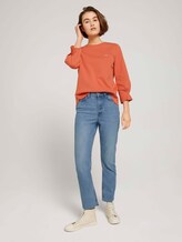 Sweatshirt mit Bio-Baumwolle - Frauen - sundown coral Sweatshirt mit Bio-Baumwolle - Frauen - sundown coral - 3 - TOM TAILOR Denim