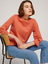 Sweatshirt mit Bio-Baumwolle - Frauen - sundown coral Sweatshirt mit Bio-Baumwolle - Frauen - sundown coral - 5 - TOM TAILOR Denim
