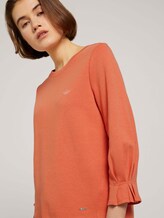 Sweatshirt mit Bio-Baumwolle - Frauen - sundown coral Sweatshirt mit Bio-Baumwolle - Frauen - sundown coral - 9 - TOM TAILOR Denim