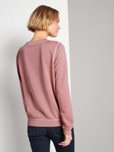 Sweatshirt mit Print - Frauen - cozy rose Sweatshirt mit Print - Frauen - cozy rose - 2 - TOM TAILOR Denim