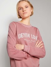 Sweatshirt mit Print - Frauen - cozy rose Sweatshirt mit Print - Frauen - cozy rose - 9 - TOM TAILOR Denim