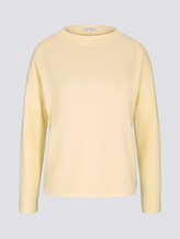 Sweatshirt mit kurzem Stehkragen - Frauen - soft yellow Sweatshirt mit kurzem Stehkragen - Frauen - soft yellow - 7 - TOM TAILOR Denim