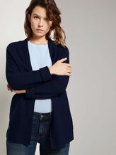 Strukturierter Cardigan mit Bio-Baumwolle - Frauen - Sky Captain Blue Strukturierter Cardigan mit Bio-Baumwolle - Frauen - Sky Captain Blue - 5 - TOM TAILOR