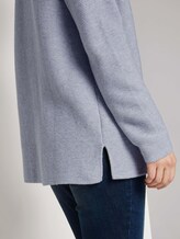 Strukturierter Cardigan mit Bio-Baumwolle - Frauen - comfort grey melange Strukturierter Cardigan mit Bio-Baumwolle - Frauen - comfort grey melange - 10 - TOM TAILOR
