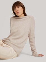 Pullover mit Raglanärmeln - Frauen - cold beige melange Pullover mit Raglanärmeln - Frauen - cold beige melange - 5 - TOM TAILOR