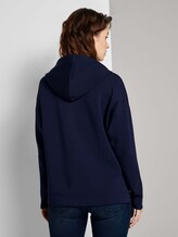 Hoodie mit Seitenschlitzen - Frauen - Sky Captain Blue Hoodie mit Seitenschlitzen - Frauen - Sky Captain Blue - 2 - TOM TAILOR