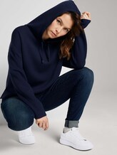 Hoodie mit Seitenschlitzen - Frauen - Sky Captain Blue Hoodie mit Seitenschlitzen - Frauen - Sky Captain Blue - 5 - TOM TAILOR