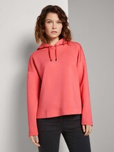 Hoodie met zijsplitten - Vrouwen - strong peach tone Hoodie met zijsplitten - Vrouwen - strong peach tone - 1 - TOM TAILOR