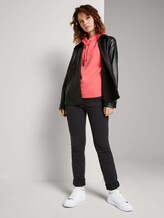 Hoodie met zijsplitten - Vrouwen - strong peach tone Hoodie met zijsplitten - Vrouwen - strong peach tone - 3 - TOM TAILOR