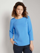 Basic Sweatshirt - Frauen - Clear Light Blue Basic Sweatshirt - Frauen - Clear Light Blue - 1 - TOM TAILOR