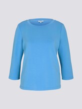 Basic Sweatshirt - Frauen - Clear Light Blue Basic Sweatshirt - Frauen - Clear Light Blue - 7 - TOM TAILOR