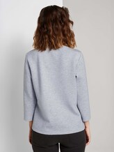 Basic Sweatshirt - Frauen - comfort grey melange Basic Sweatshirt - Frauen - comfort grey melange - 2 - TOM TAILOR
