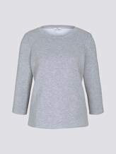 Basic Sweatshirt - Frauen - comfort grey melange Basic Sweatshirt - Frauen - comfort grey melange - 7 - TOM TAILOR