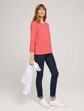 Basic Sweatshirt - Frauen - strong peach tone Basic Sweatshirt - Frauen - strong peach tone - 3 - TOM TAILOR