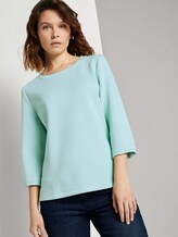 Basic Sweatshirt - Frauen - minty green Basic Sweatshirt - Frauen - minty green - 5 - TOM TAILOR