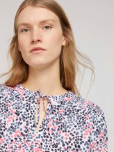 Gemusterte Bluse mit LENZINGTM ECOVEROTM - Frauen - white multicolor flower design Gemusterte Bluse mit LENZINGTM ECOVEROTM - Frauen - white multicolor flower design - 9 - TOM TAILOR