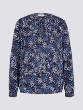 Bedrukte blouse met LENZINGTM ECOVEROTM - Vrouwen - navy multicolor flower design Bedrukte blouse met LENZINGTM ECOVEROTM - Vrouwen - navy multicolor flower design - 7 - TOM TAILOR