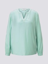 Blouse met plooidetail met LENZINGTM ECOVEROTM - Vrouwen - minty green Blouse met plooidetail met LENZINGTM ECOVEROTM - Vrouwen - minty green - 7 - TOM TAILOR