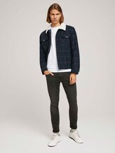 strukturiertes T-Shirt mit Bio-Baumwolle - Männer - White strukturiertes T-Shirt mit Bio-Baumwolle - Männer - White - 3 - TOM TAILOR Denim