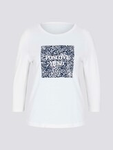 Fotoprint Langarmshirt mit Bio-Baumwolle - Frauen - Whisper White Fotoprint Langarmshirt mit Bio-Baumwolle - Frauen - Whisper White - 7 - TOM TAILOR