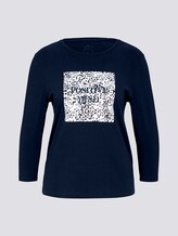 Fotoprint Langarmshirt mit Bio-Baumwolle - Frauen - Sky Captain Blue Fotoprint Langarmshirt mit Bio-Baumwolle - Frauen - Sky Captain Blue - 7 - TOM TAILOR
