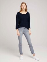Strukturiertes Shirt im Loose Fit mit LENZINGTM ECOVEROTM - Frauen - Sky Captain Blue Strukturiertes Shirt im Loose Fit mit LENZINGTM ECOVEROTM - Frauen - Sky Captain Blue - 3 - TOM TAILOR